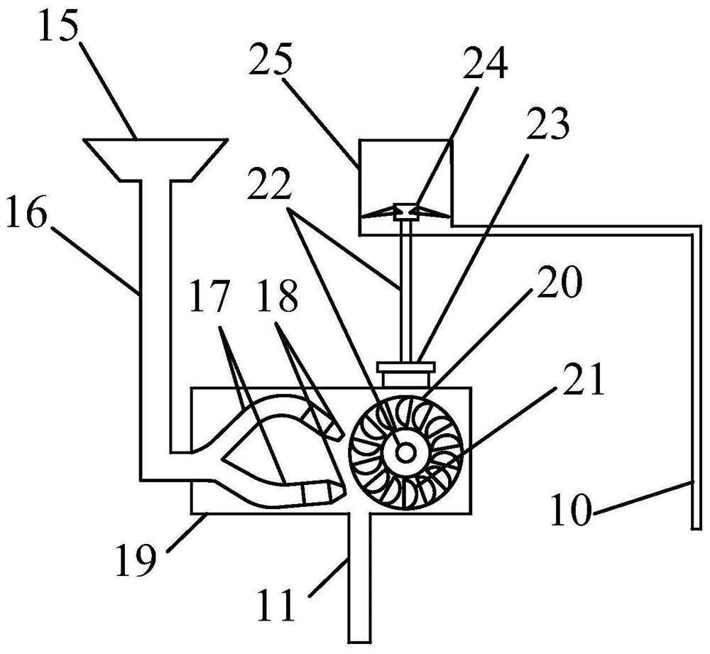 Containment built-in efficient heat exchanger adopting cutting type air suction system