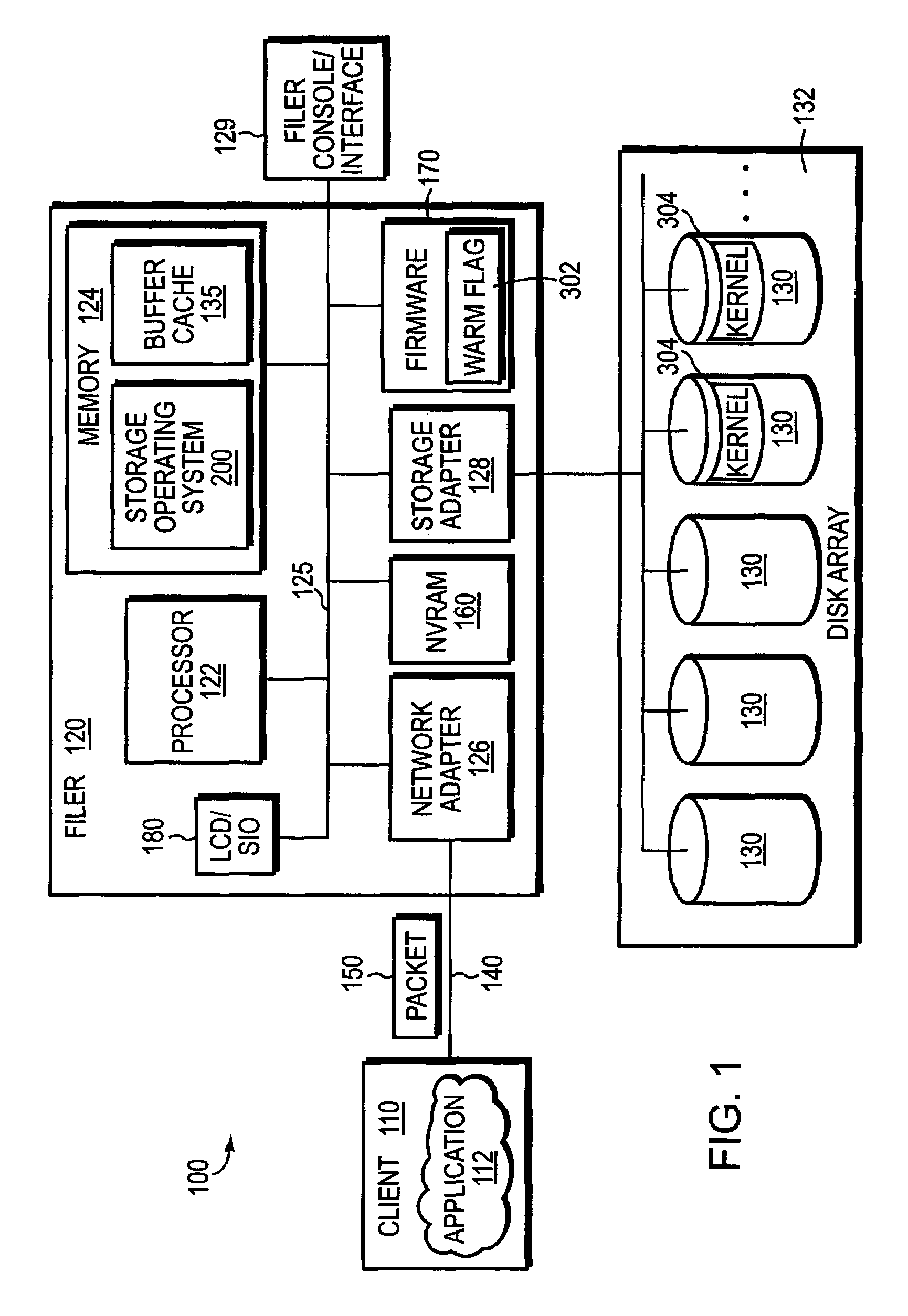 System and method for fast reboot of a file server