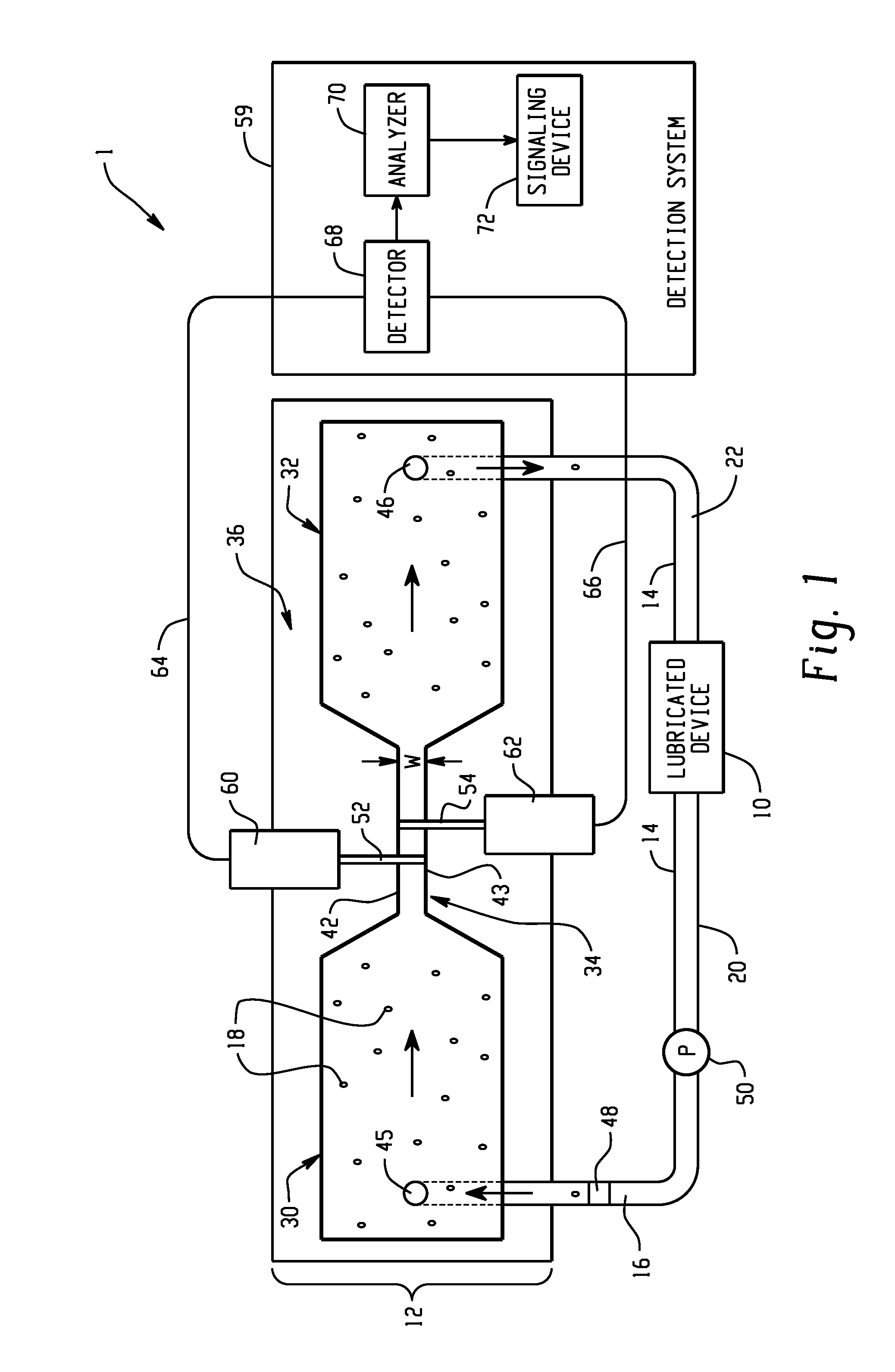 Metal wear detection apparatus and method employing microfluidic electronic device