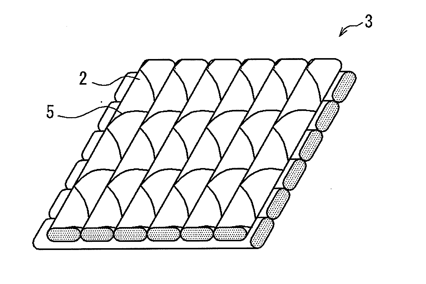 Base fabric for airbag, airbag and method for production of the same