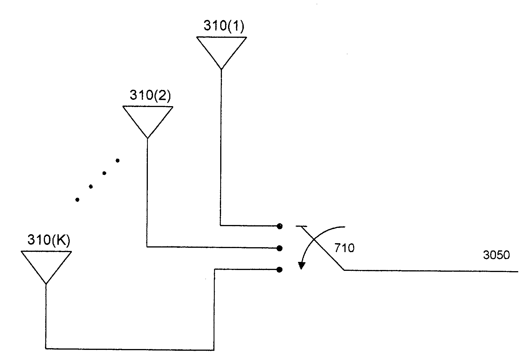 Selecting a set of antennas for use in a wireless communication system
