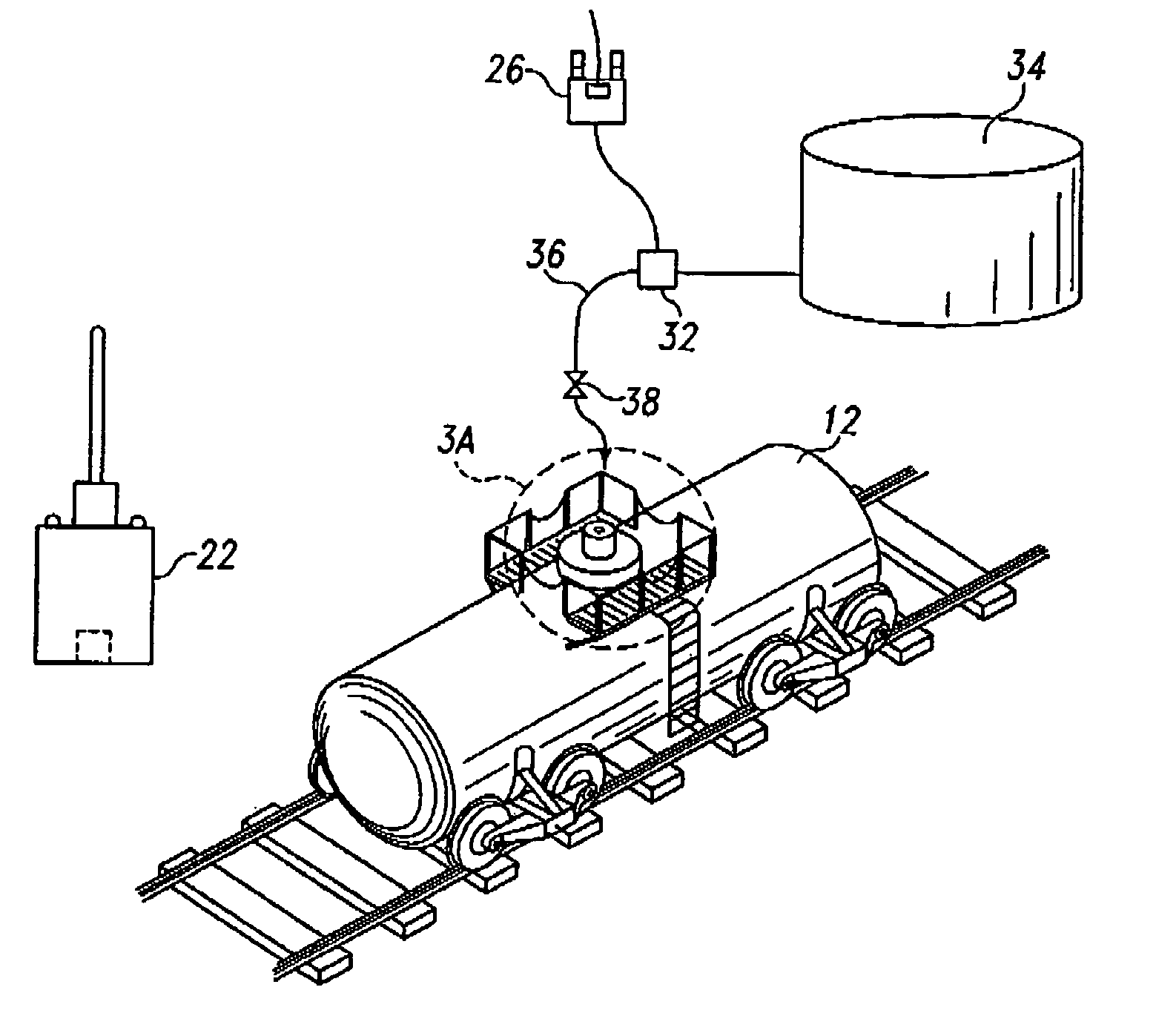 Tank car loading control and monitoring system and method
