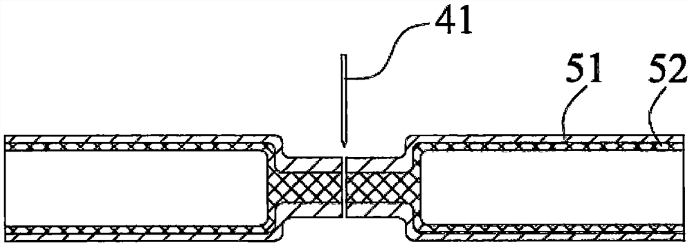 Cap sealing pipe automatic forming device and forming method