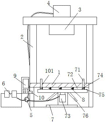 Hydraulic machine with impact correction device