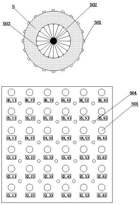 Delivery intelligent storage and taking annular device for adapting to specification of object by itself