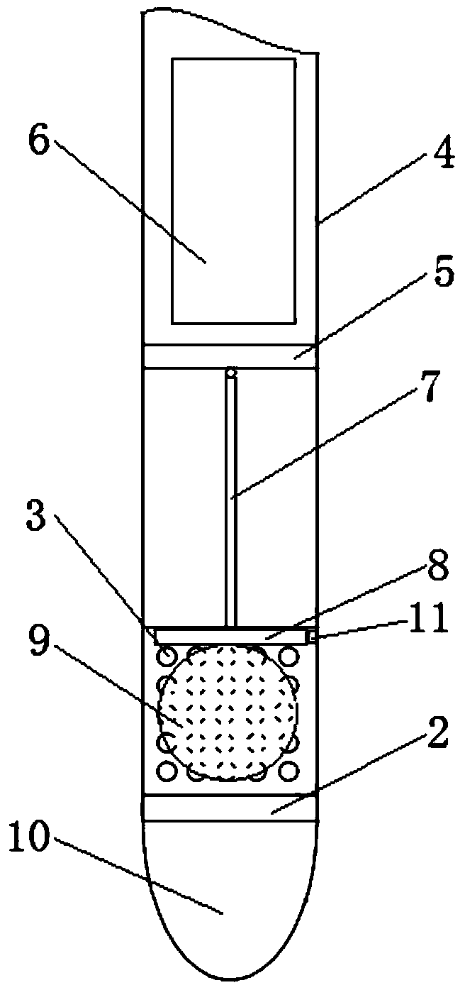 A single-well groundwater seepage flow velocity and flow measurement method and measuring instrument