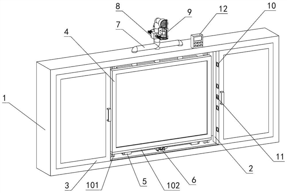 Multimedia teaching device based on middle vocational and higher vocational joint courses