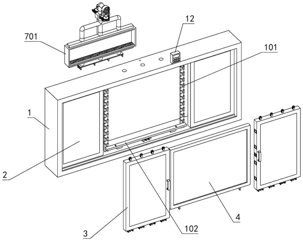 Multimedia teaching device based on middle vocational and higher vocational joint courses