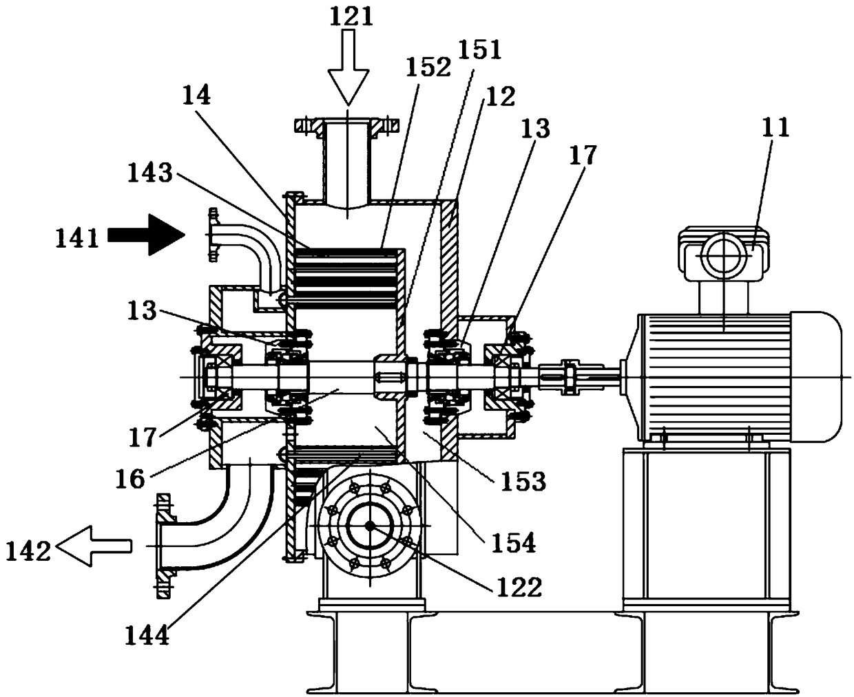 PTA (Pure Terephthalic Acid) energy-saving and consumption-reducing device and homogeneous pre-mixing method before CTA (Crude Terephthalic Acid) oxidation reaction