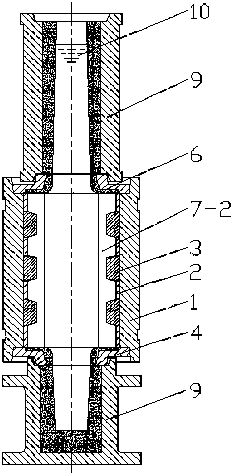 Method and dedicated roller body shaping device for producing grooved cast roller through centrifugal method