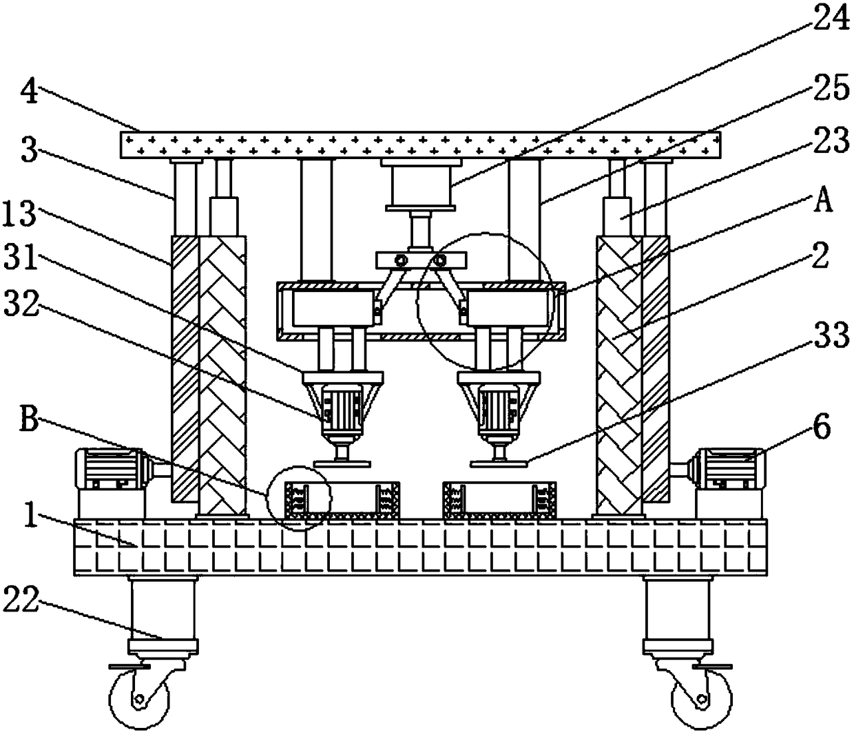 Polishing device for production of lock cylinders of automatic locks of electric doors and method of polishing device