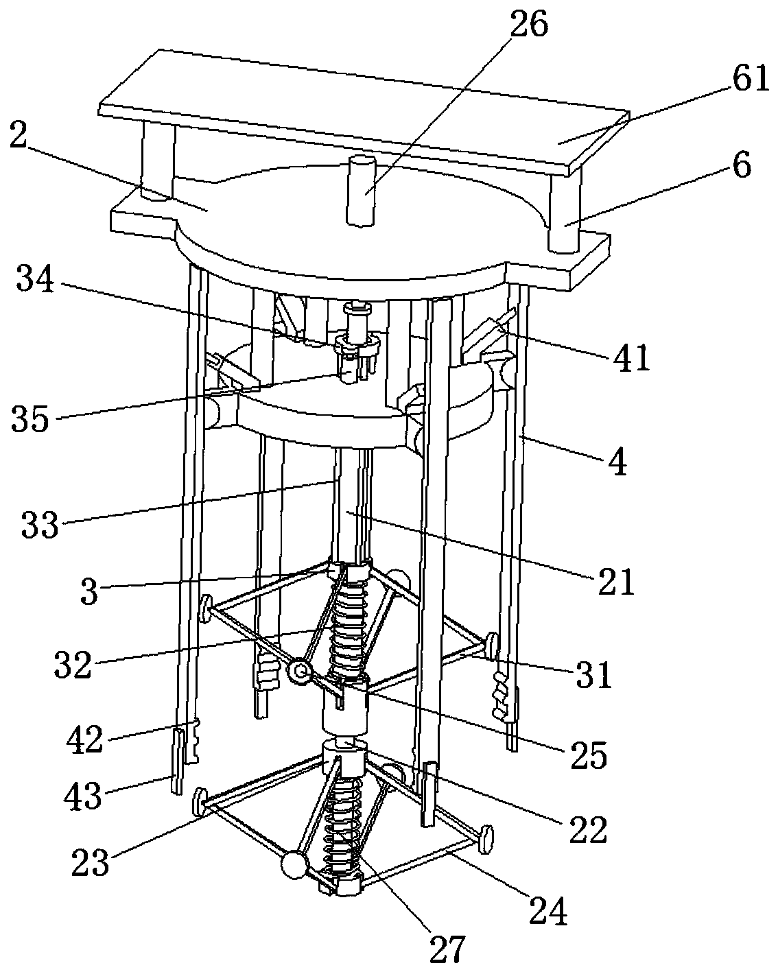 Assembling method for glass fiber reinforced plastic reaction tank