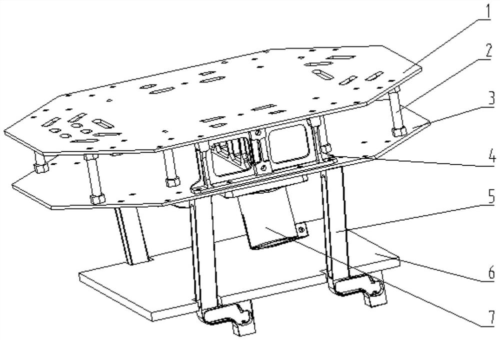 UAV with frame reinforcement structure