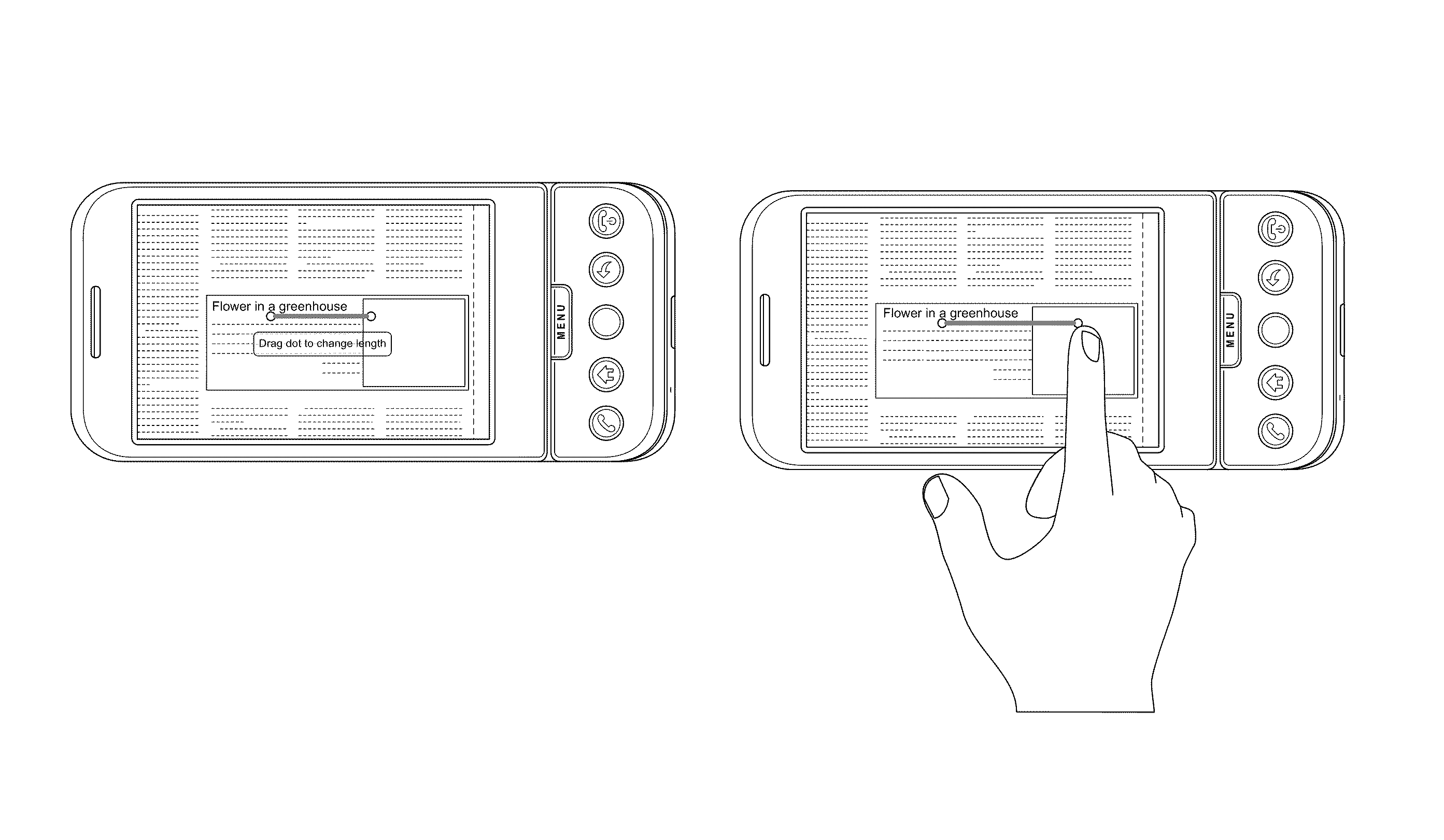 On-screen guideline-based selective text recognition