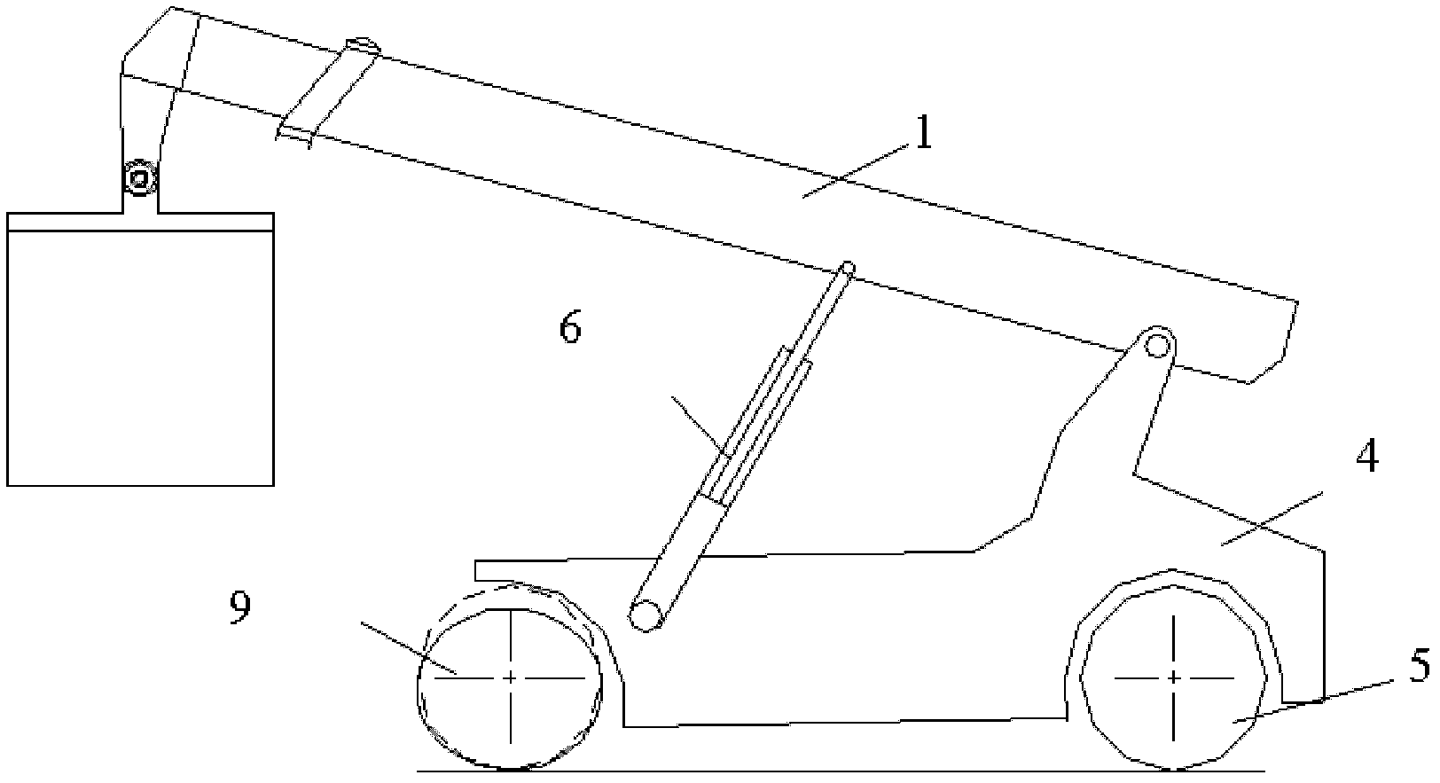 Method, device and system for movable hoisting machinery rollover protection