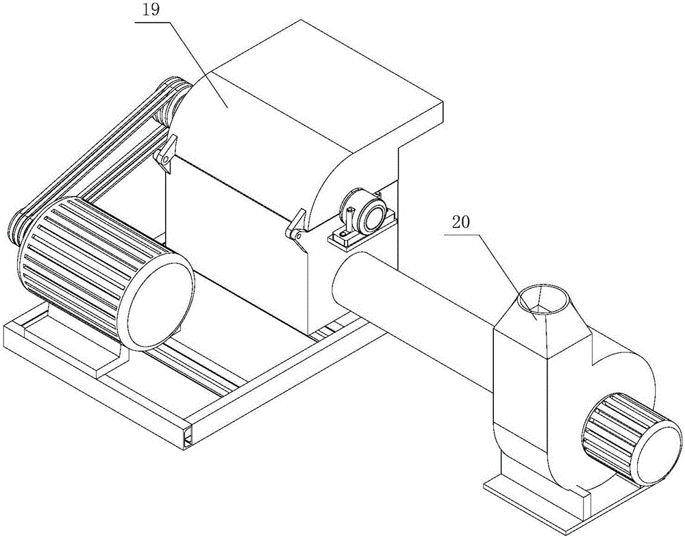 Straw quick crushing device for agricultural production