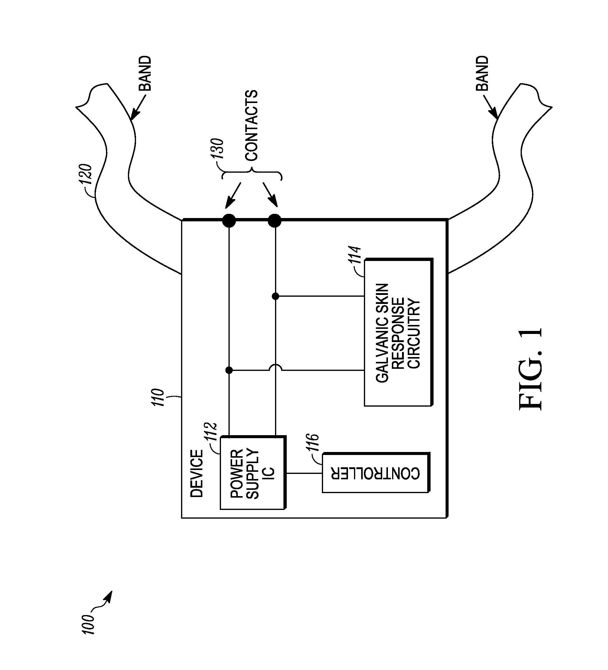System for enabling reliable skin contract of an electrical wearable device