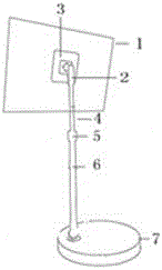 Far-sighted write device and use method for preventing student myopia