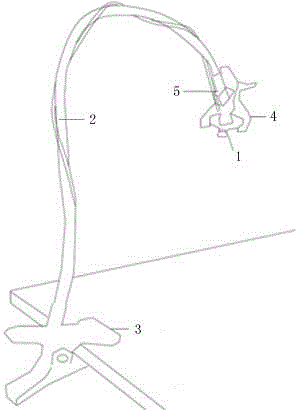 Far-sighted write device and use method for preventing student myopia