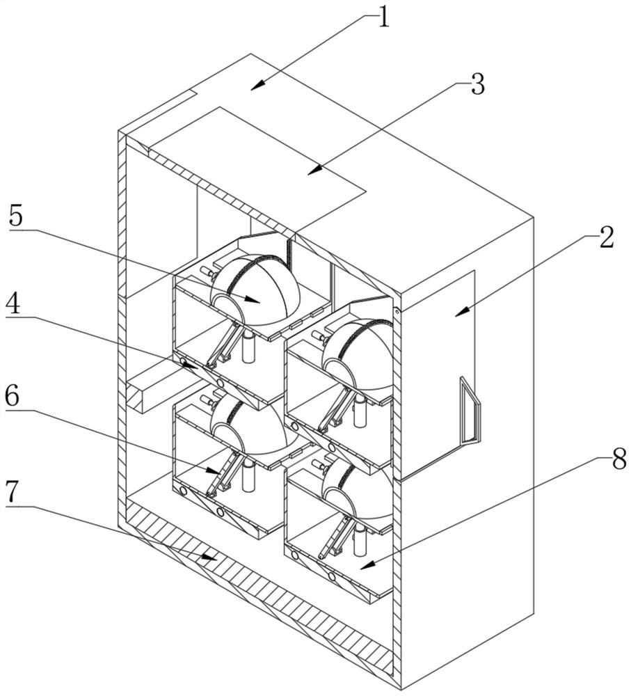 Non-contact intelligent meal delivery machine for hotel epidemic prevention