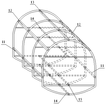 Supporting method for high-expansion argillization soft rock roadway replacement