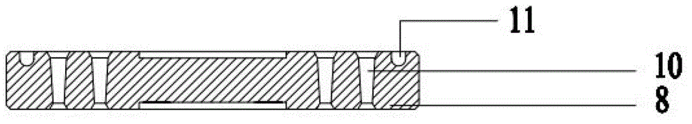 Three-layer biomass extrusion molding device and vertical biomass extrusion molding machine