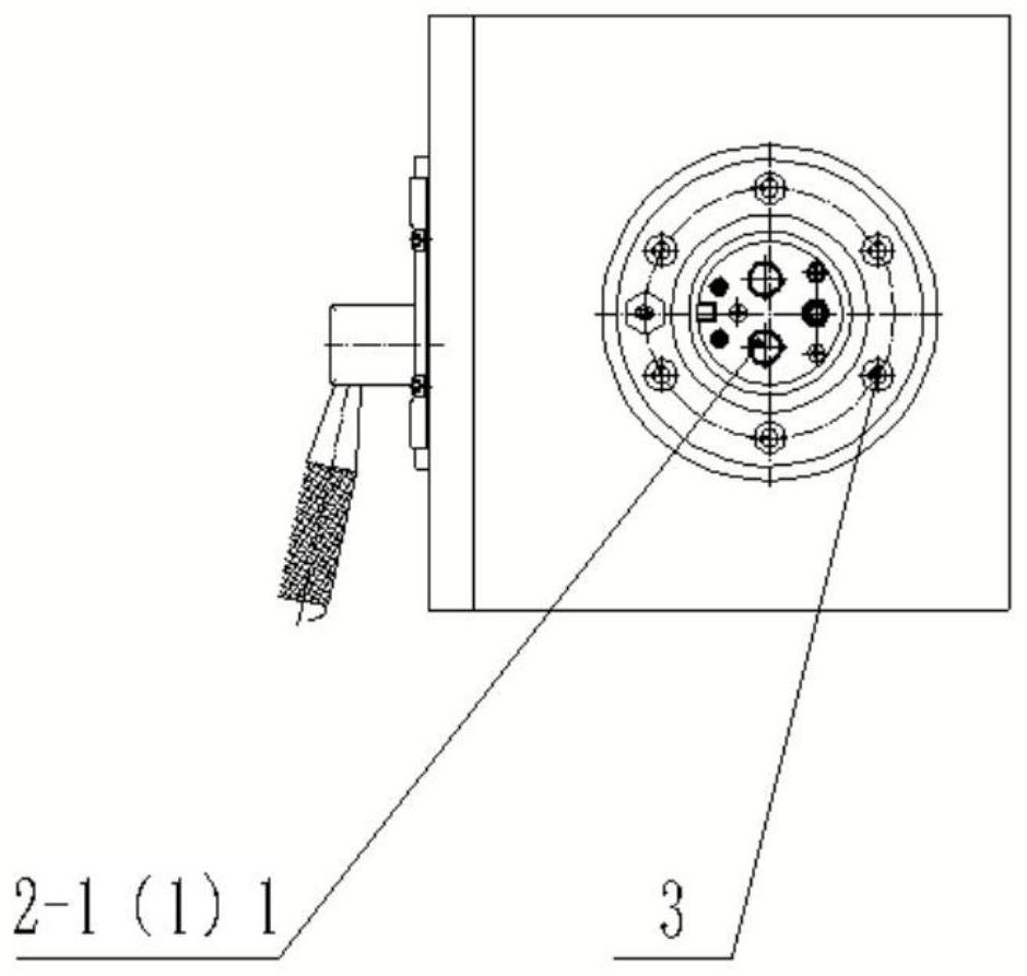 Charging and discharging locking mechanism for explosion-proof storage battery power supply device