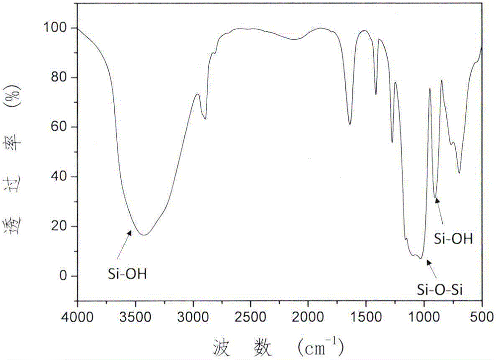 Novel organic and inorganic hybrid silicon resin nano particles and preparation method