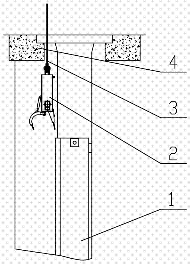 Method for removing dirt from trash rack surface in narrow trash rack opening