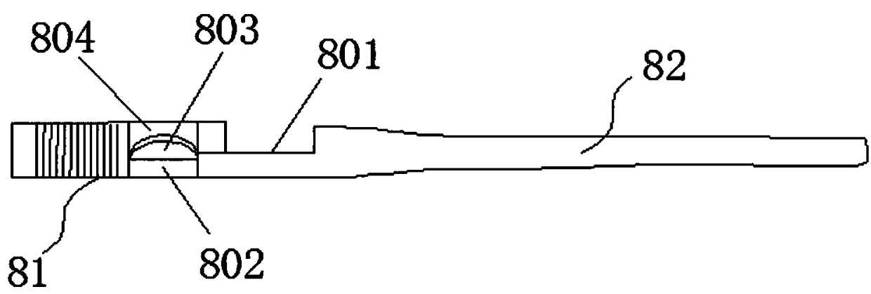 Reinforced return clamp body automatic sorting and unloading mechanism