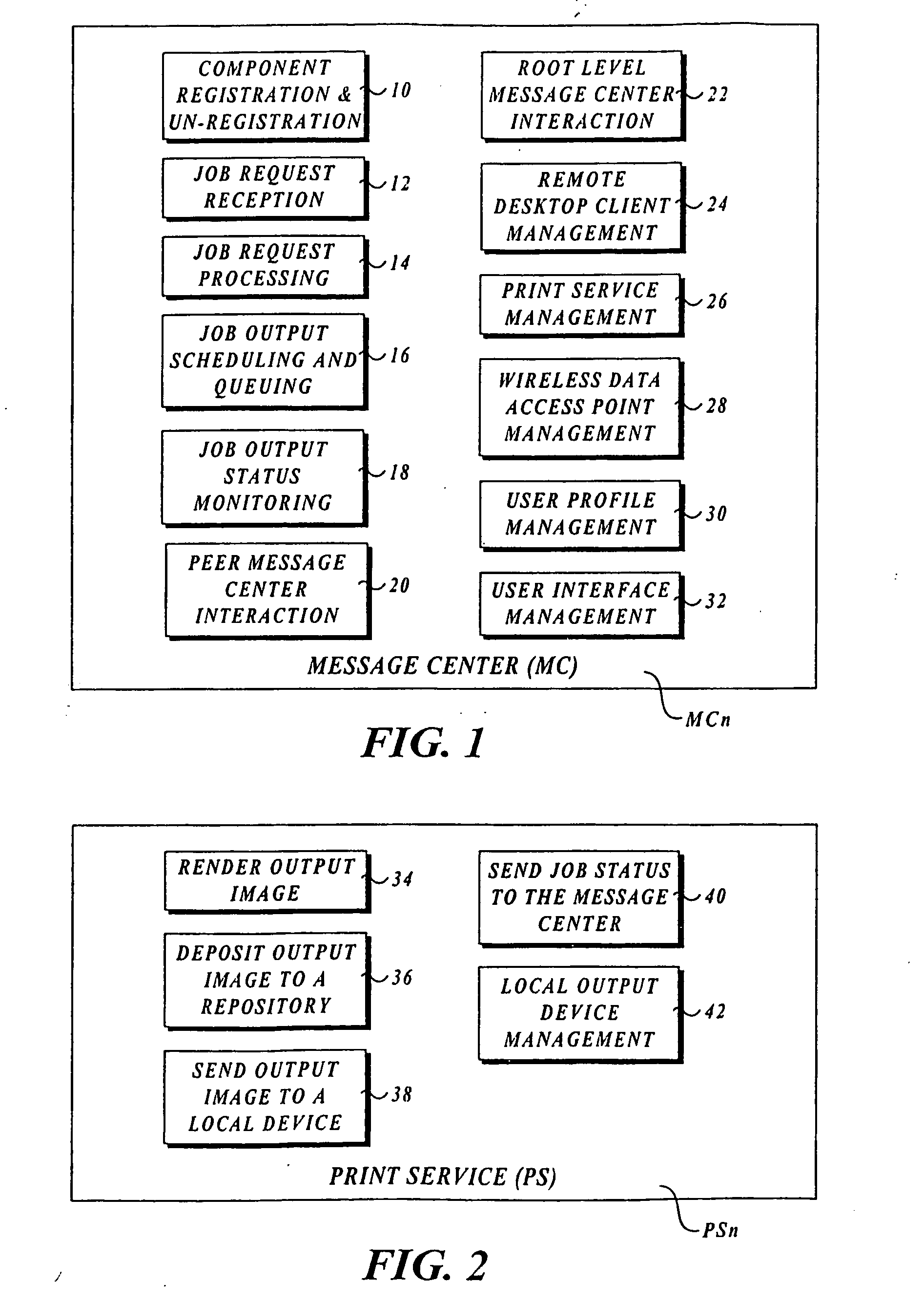 Output management system and method for enabling access to private network resources