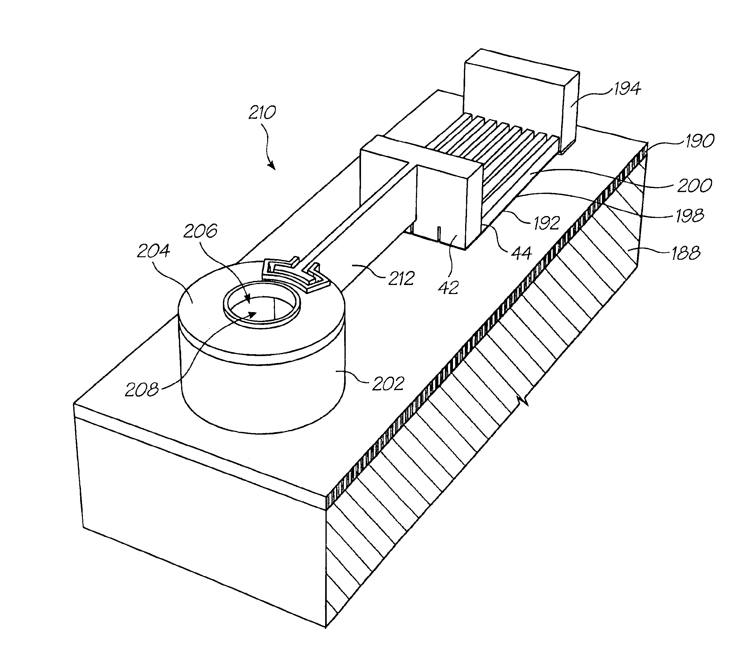 Printing mechanism for a wide format pagewidth inkjet printer
