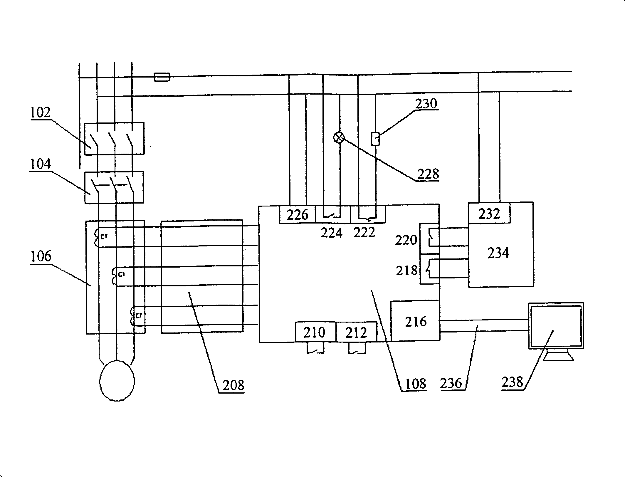 Electric motor control protector