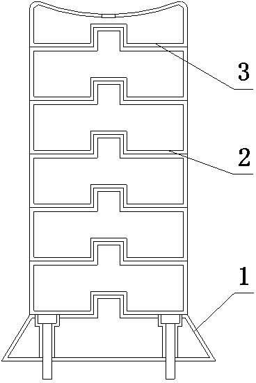 Splicing type anti-collision device for road and its protection method