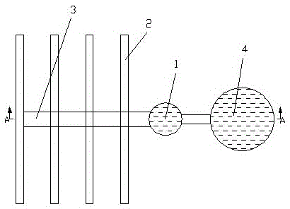 Water circulation combined system of waterscape and garden irrigation