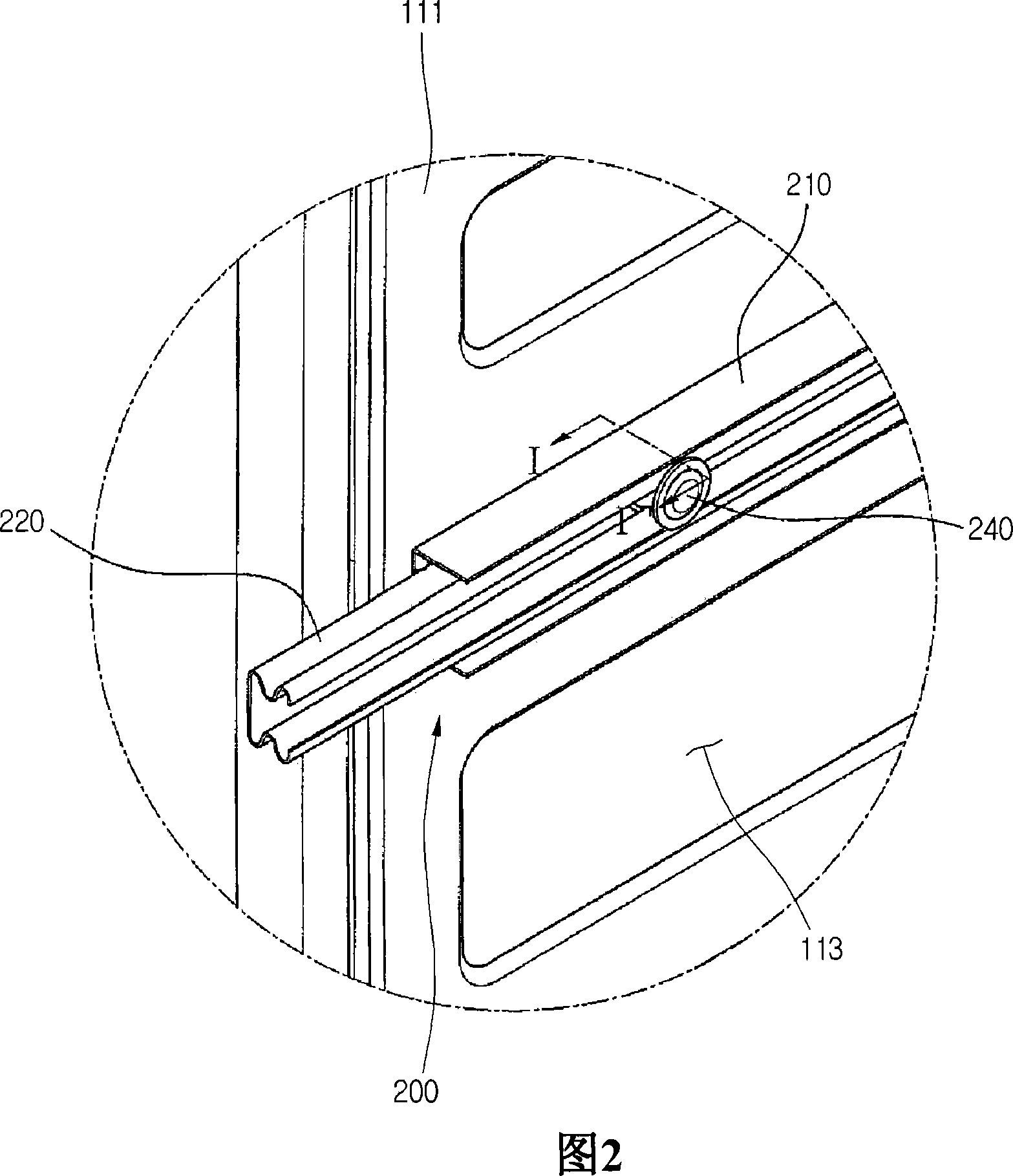 Support guiding device and dishwasher comprising same