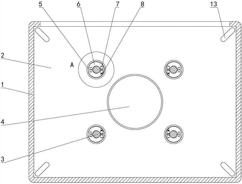 Building construction lifting platform capable of feeding materials circularly