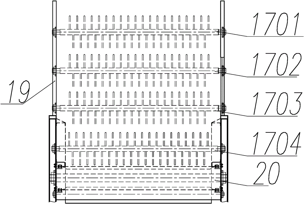 High-temperature accumulation box and accumulation process