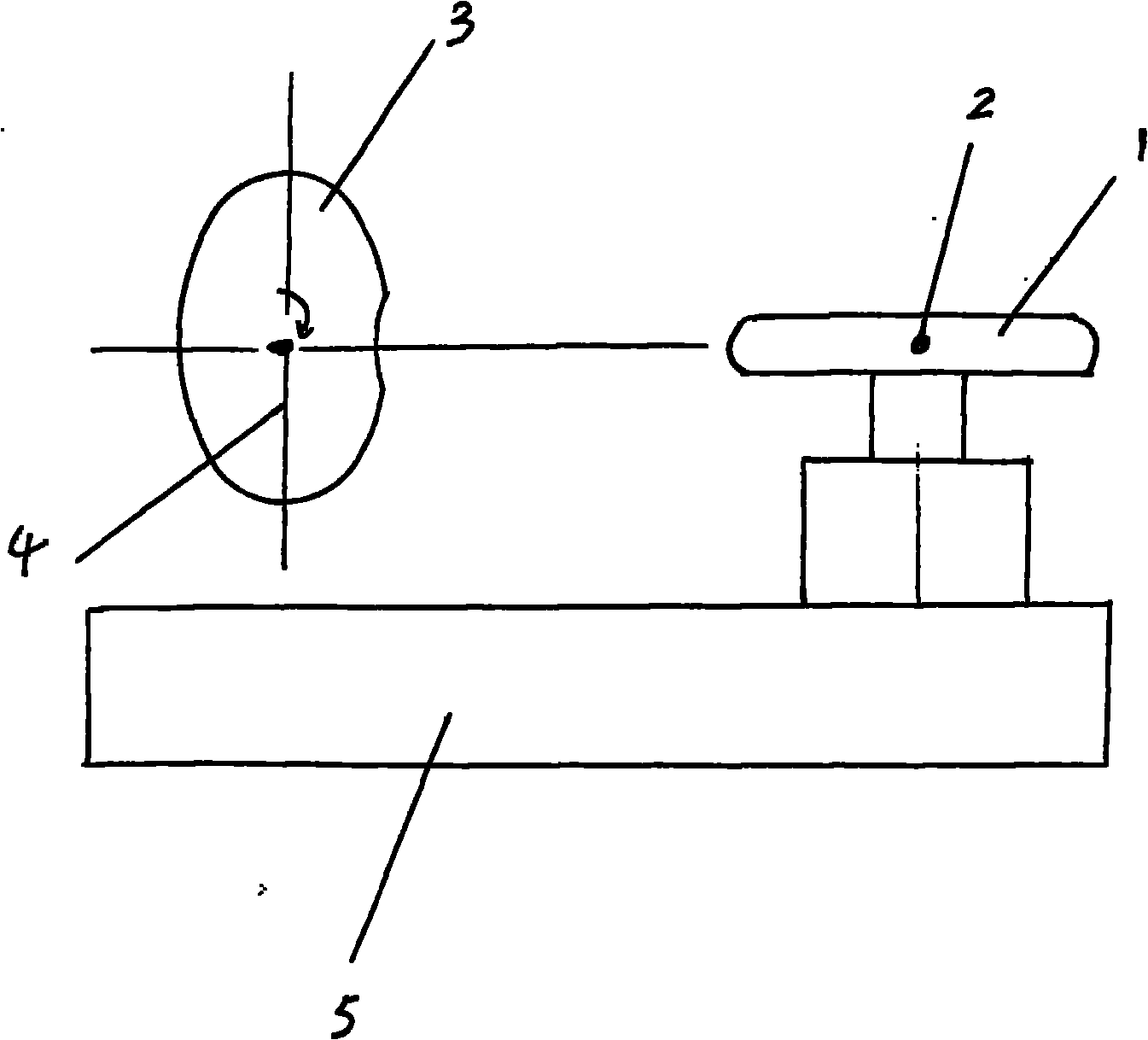 Method for grinding concave surface of cam with concave surface