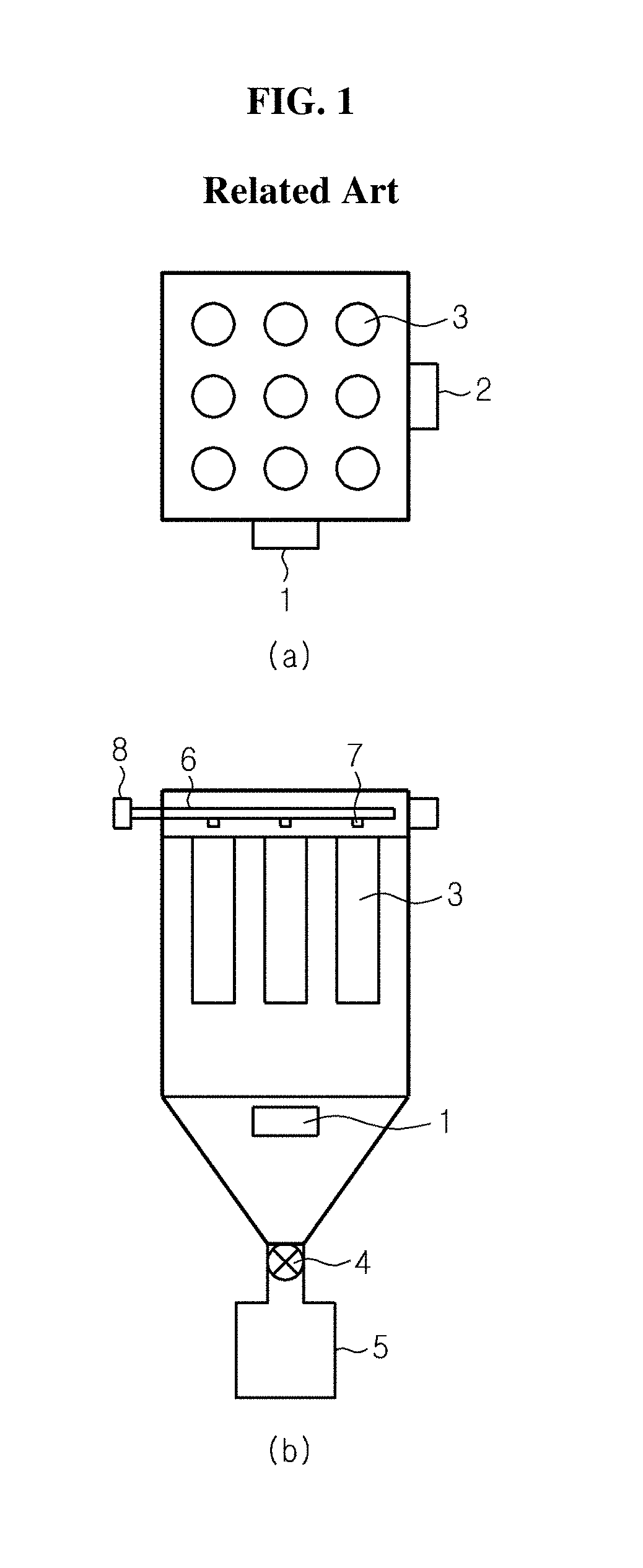 Bag filter filtration and dust collecting apparatus for preventing dust accumulation