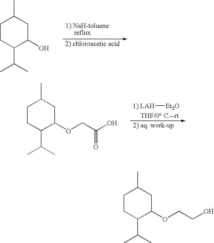 (1R, 2S, 5R)-3-1-menthoxyalkan-1-OL cooling sensate