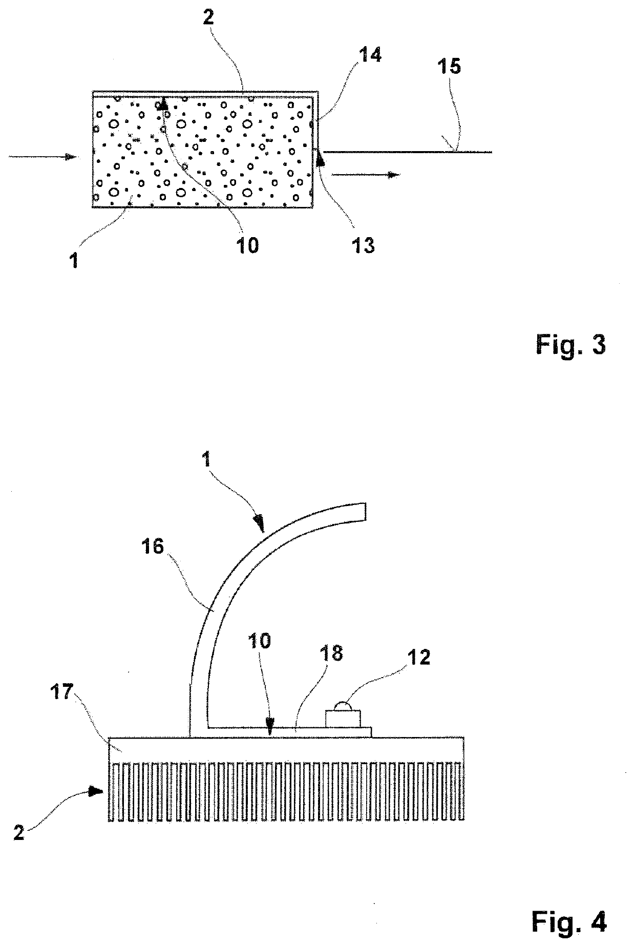 Method for producing a joint connection between a light-giving/optics plastic component and a metal component