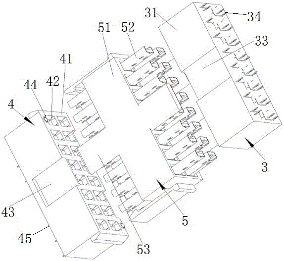 Connector assembly, switching component, and socket