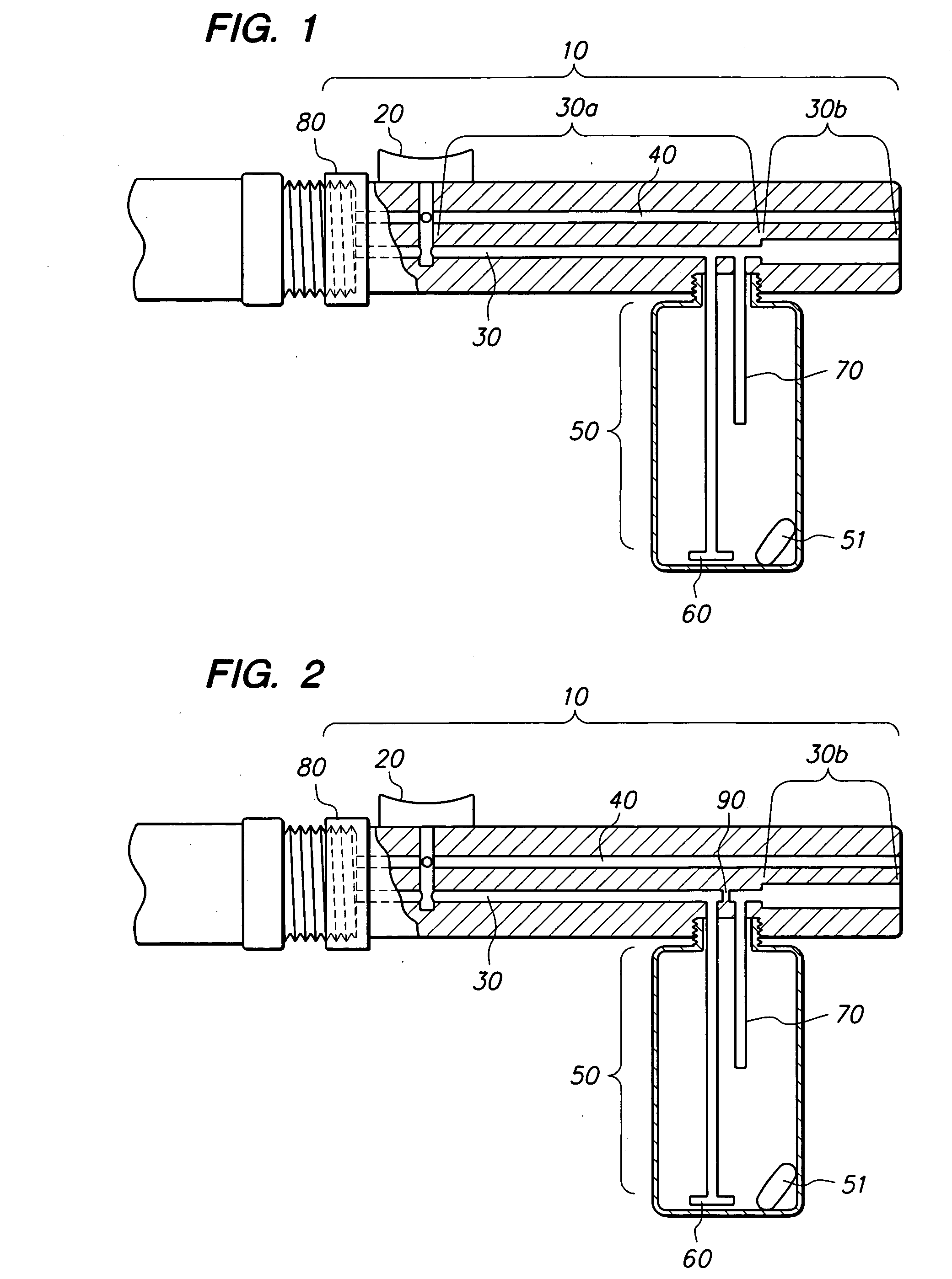 Multi-barreled sprayer for selective spraying a plurality of substances and / or rinse water