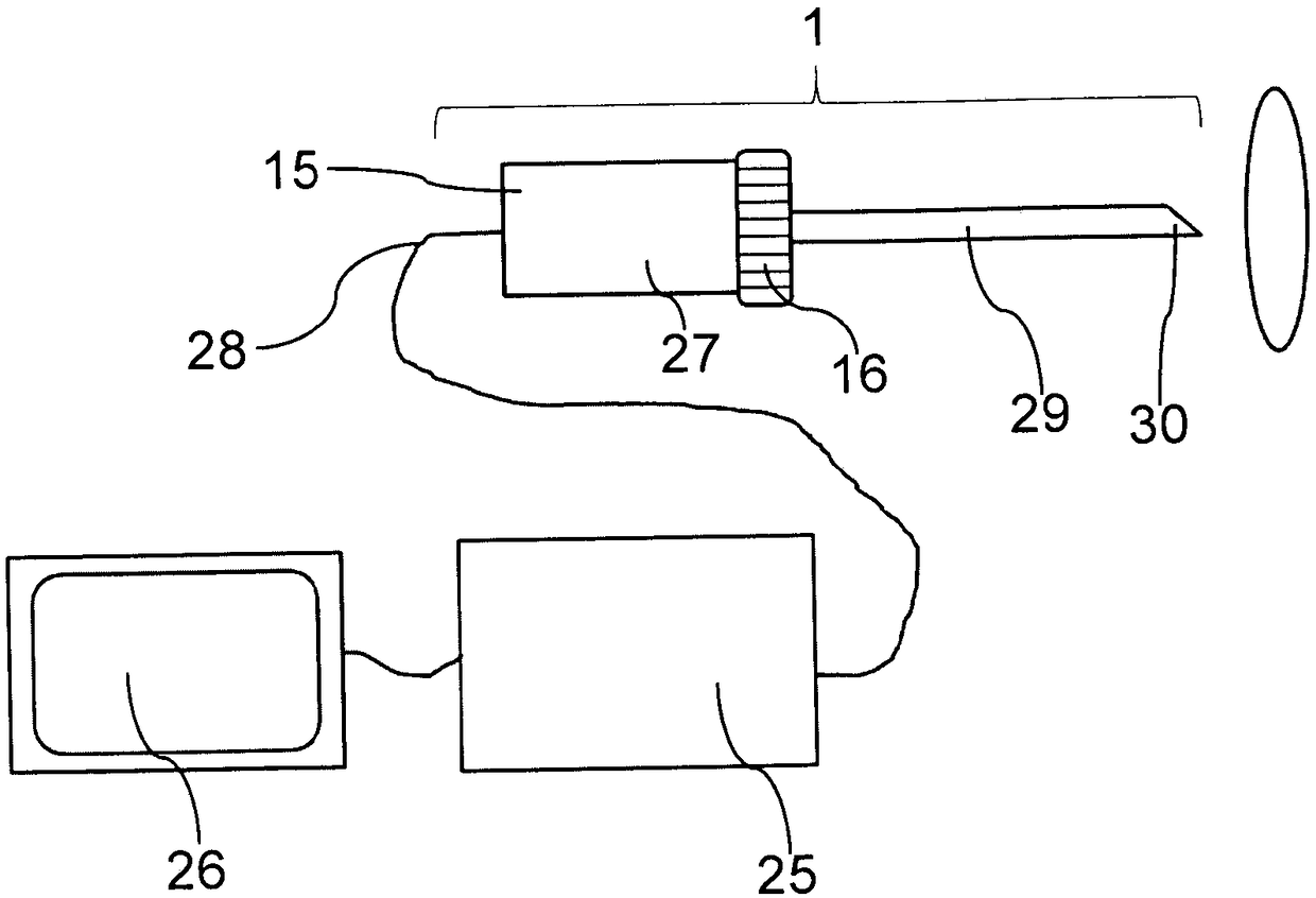 Endoscope having a rotatable electric connecting element