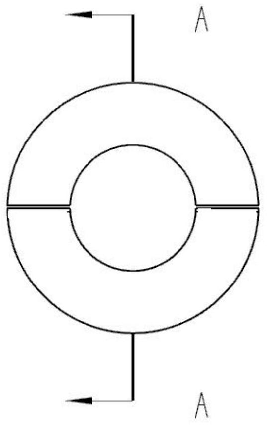 A protective device for nuts with anodized layer in the process of flame brazing