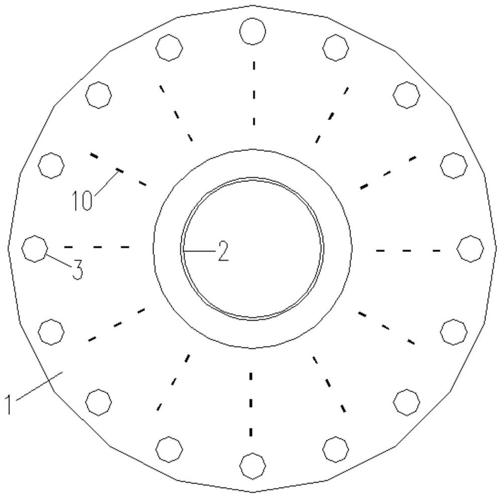 Lifting and rectifying method of wind turbine foundation