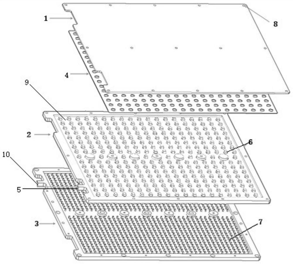 Composite phase change flat plate heat pipe for satellite