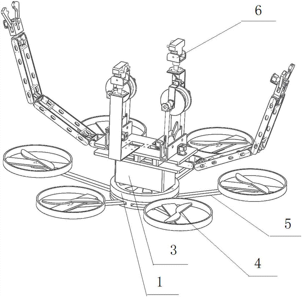 Method of using unmanned plane with electromagnetic sucker to implement on/off line of inspection robot