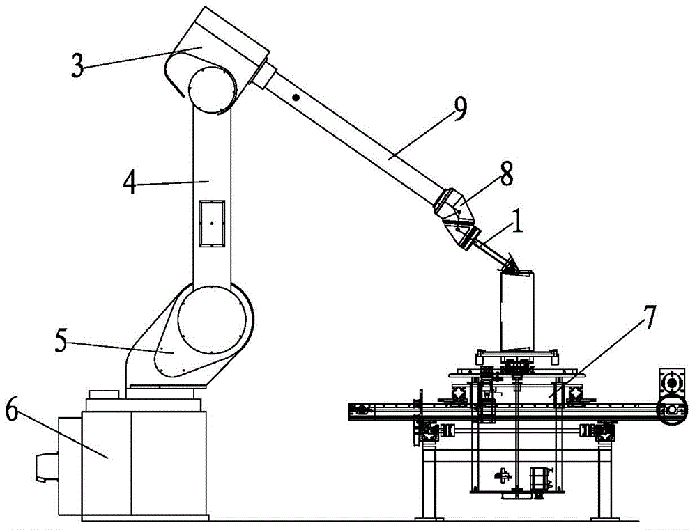 Elastic grinding head and grinding machine